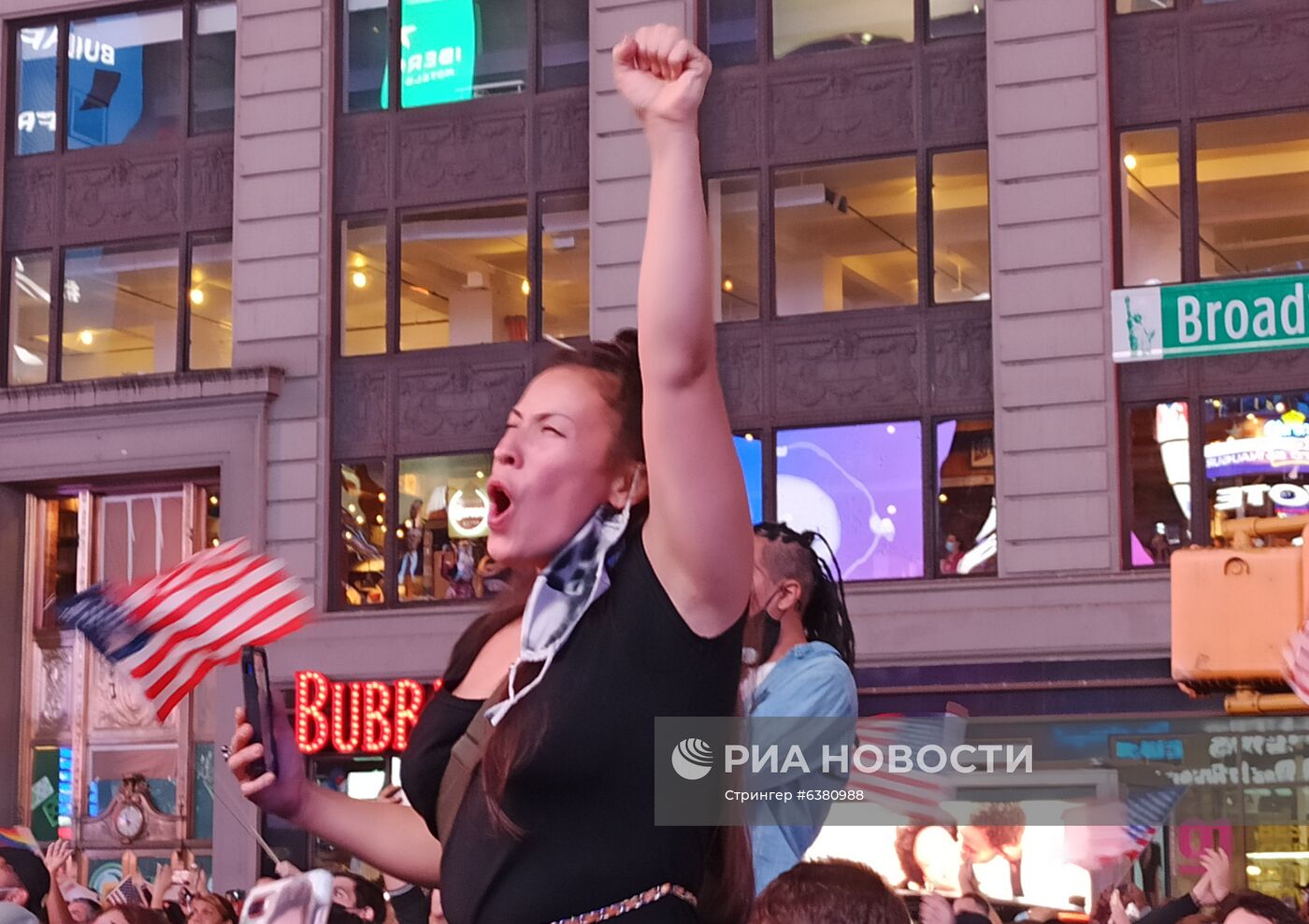 Протесты в США