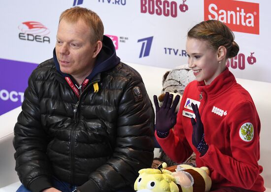 Фигурное катание. IV этап Кубка России. Женщины. Произвольная программа