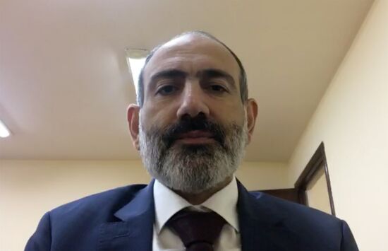 Ситуация у здания правительства Армении в Ереване