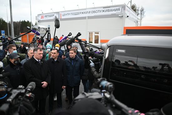 Запуск движения по ЦКАД-3