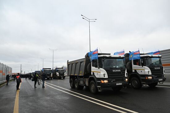 Запуск движения по ЦКАД-3