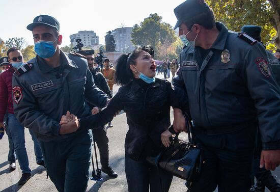 Митинг оппозиции в Ереване