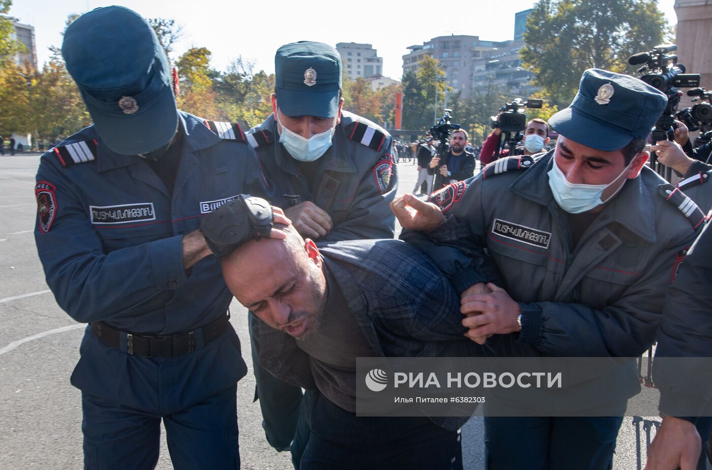 Митинг оппозиции в Ереване