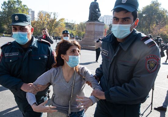 Митинг оппозиции в Ереване