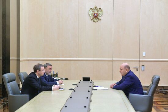 Премьер-министр РФ М. Мишустин встретился с И. Артемьевым и М. Шаскольским