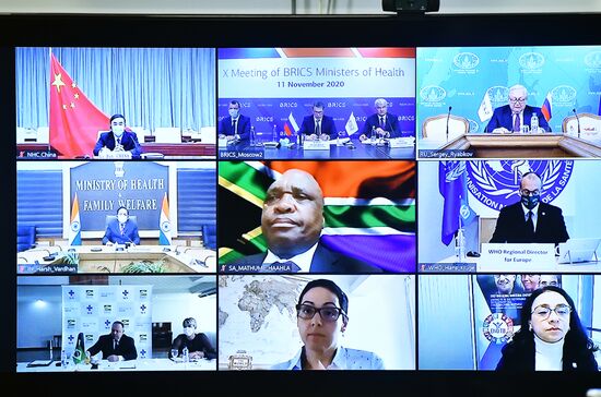 Встреча Министров здравоохранения стран БРИКС