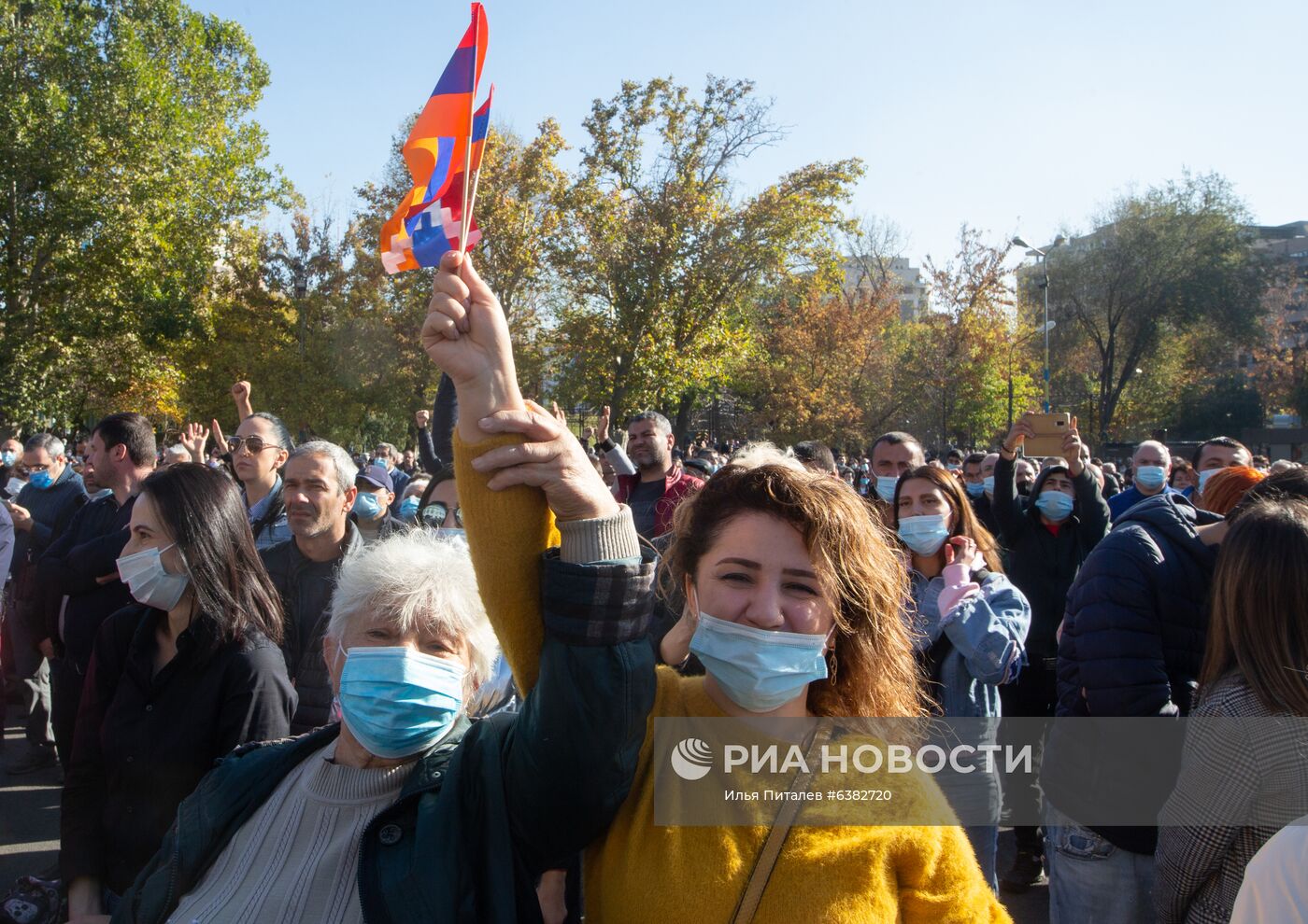 Митинг оппозиции в Ереване