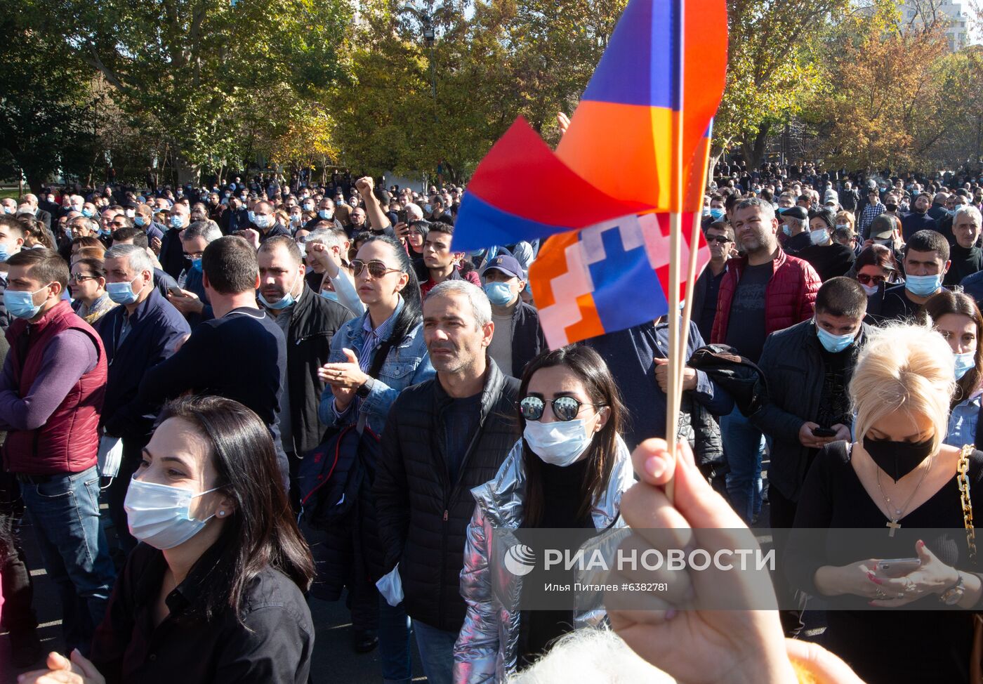 Митинг оппозиции в Ереване