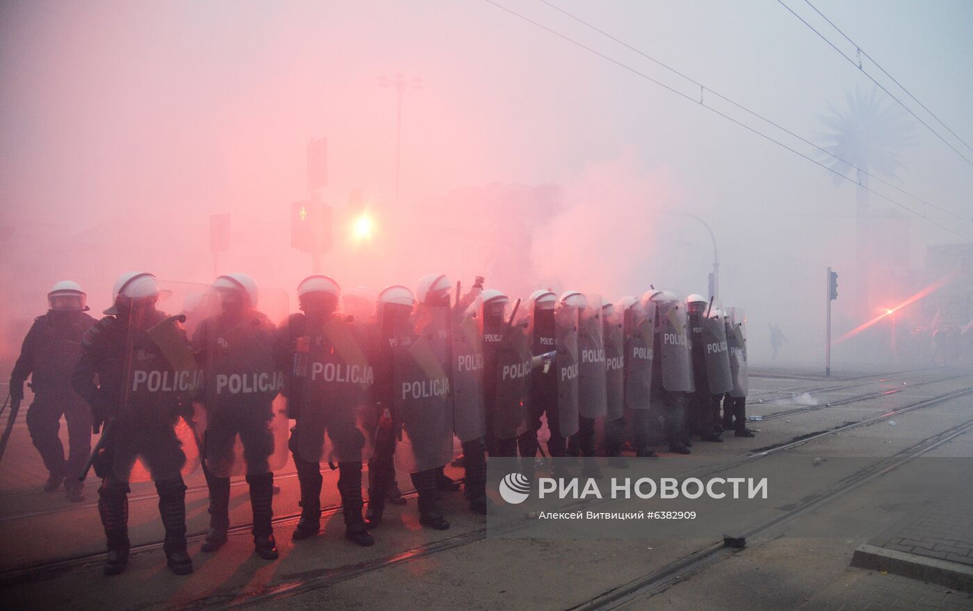 Марш националистов в Варшаве