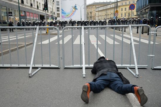 Марш националистов в Варшаве
