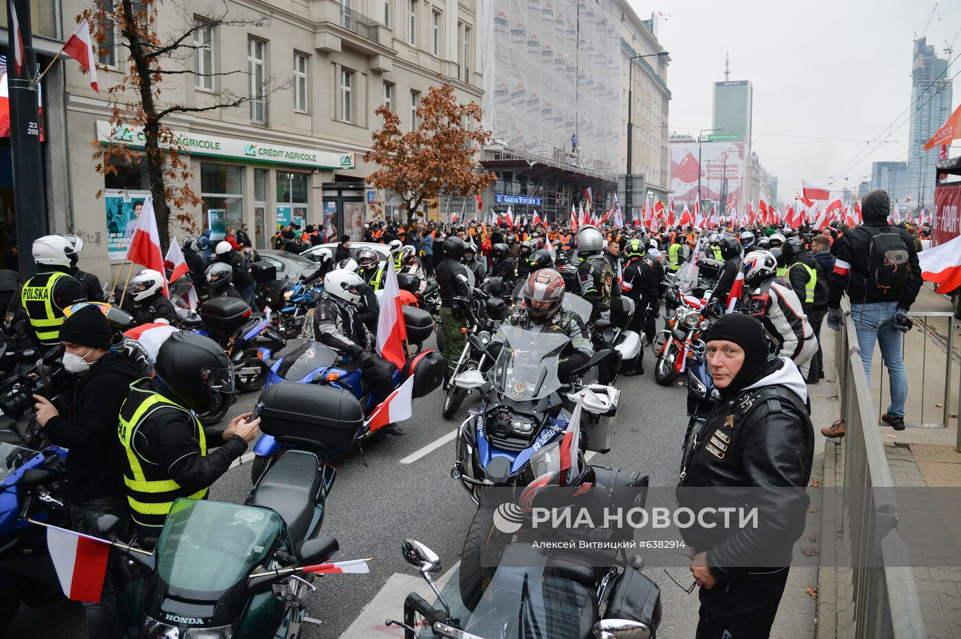 Марш националистов в Варшаве