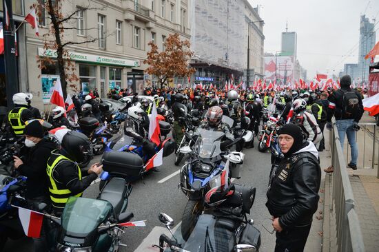Марш националистов в Варшаве