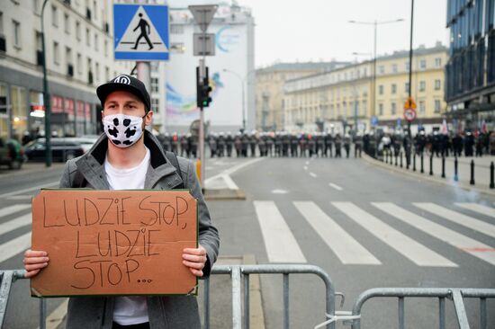 Марш националистов в Варшаве