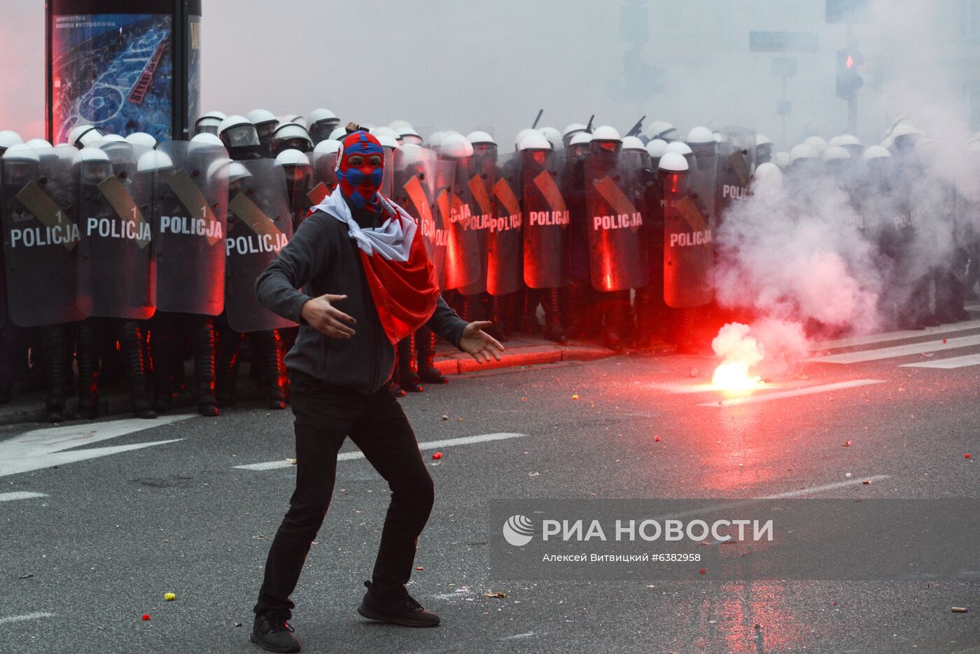 Марш националистов в Варшаве
