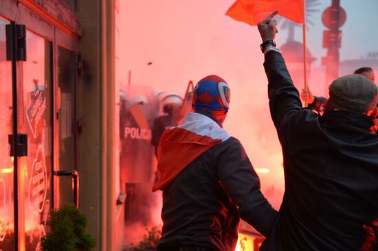 Марш националистов в Варшаве