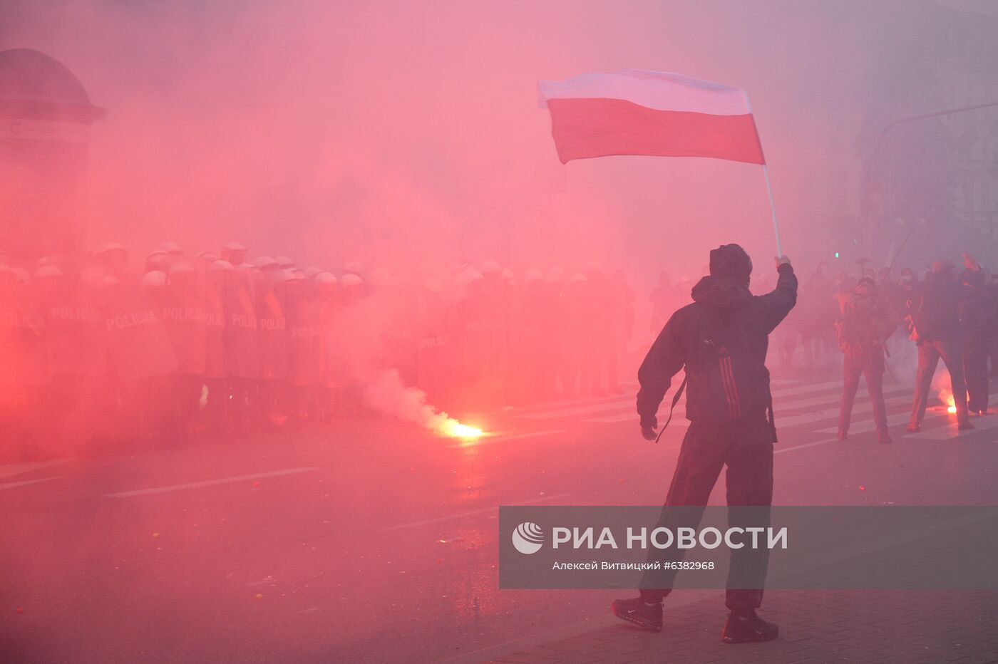Марш националистов в Варшаве