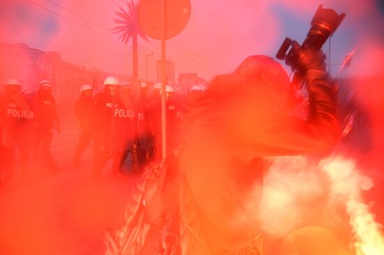 Марш националистов в Варшаве