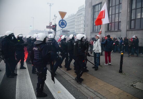 Марш националистов в Варшаве