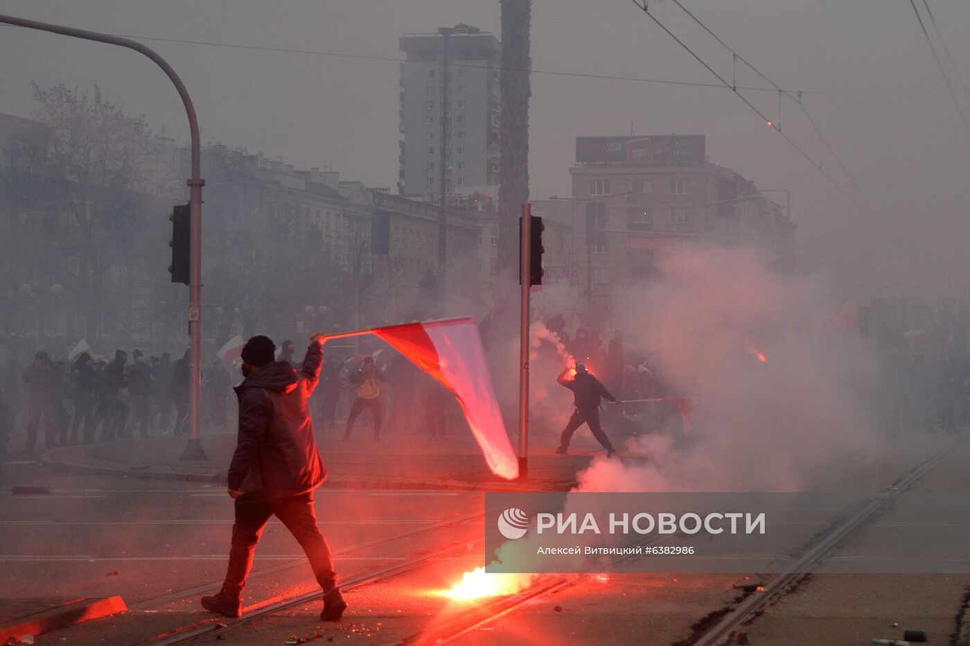 Марш националистов в Варшаве