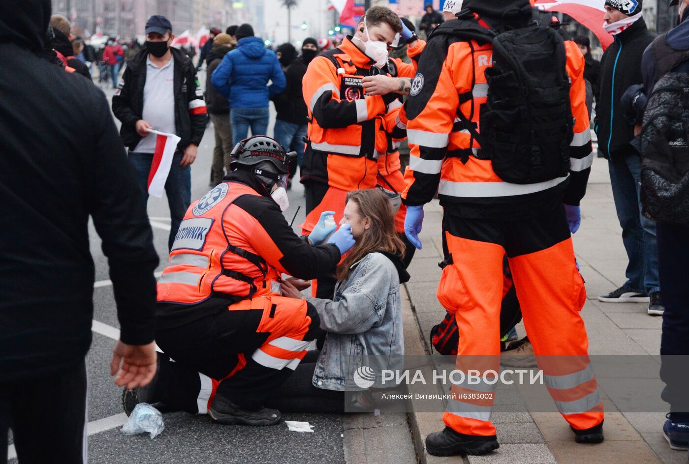 Марш националистов в Варшаве