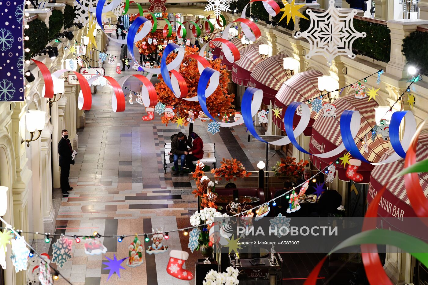 Новогоднее оформление ГУМа