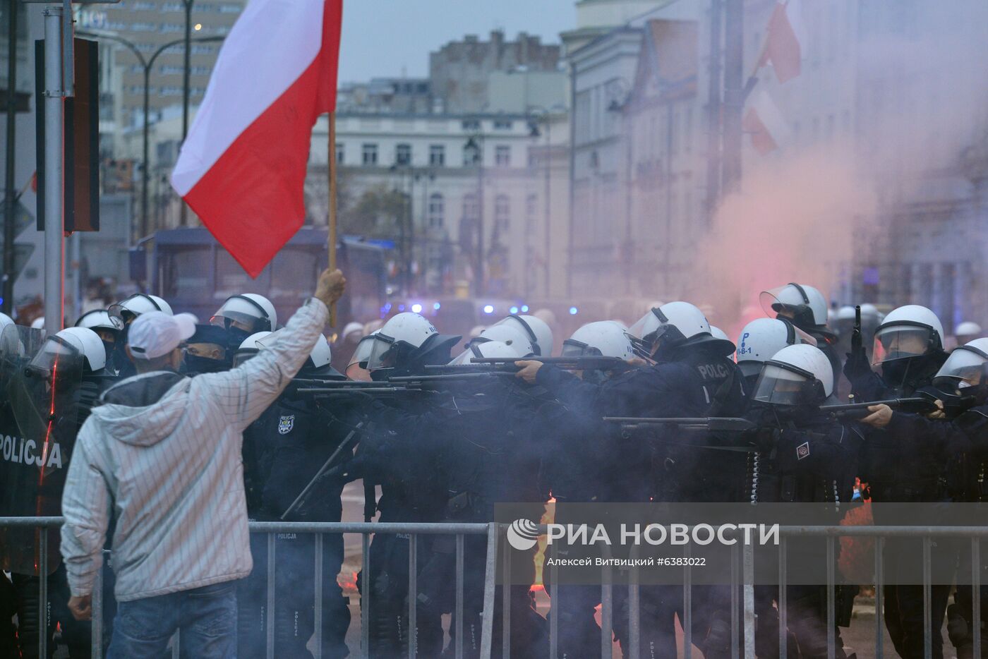 Марш националистов в Варшаве