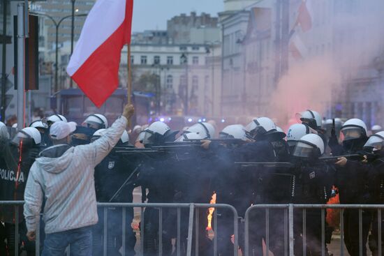 Марш националистов в Варшаве