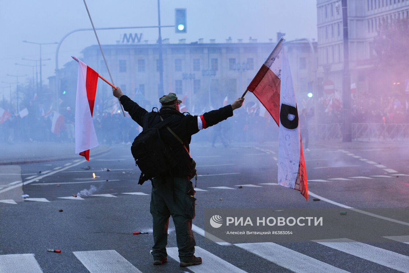 Марш националистов в Варшаве