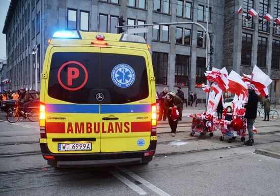 Марш националистов в Варшаве