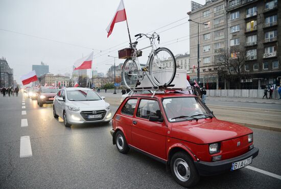 Марш националистов в Варшаве