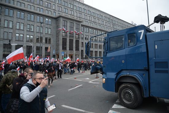 Марш националистов в Варшаве