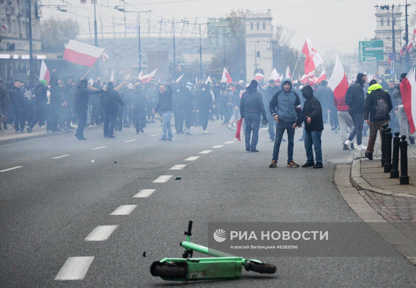 Марш националистов в Варшаве