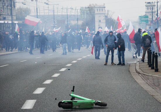 Марш националистов в Варшаве