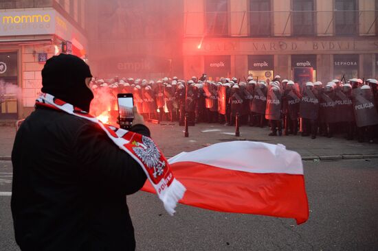 Марш националистов в Варшаве