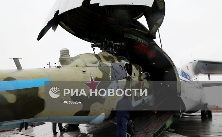 В миротворческой операции в Карабахе задействуют вертолеты ВКС России