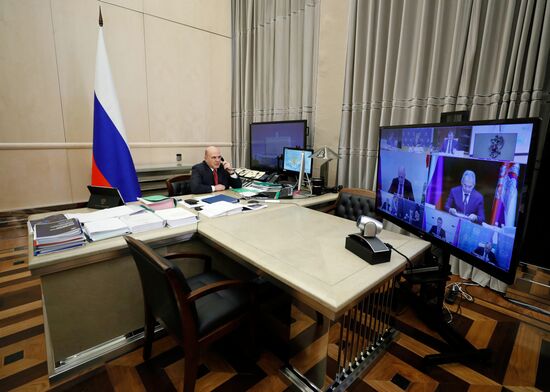 Премьер-министр РФ М. Мишустин провел заседание правительства РФ