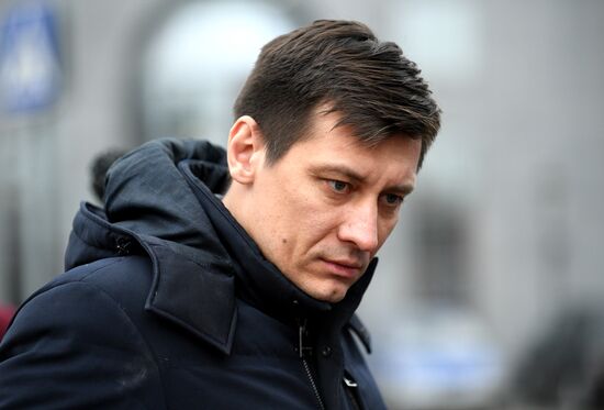 Заседание суда по делу муниципального депутата Ю. Галяминой