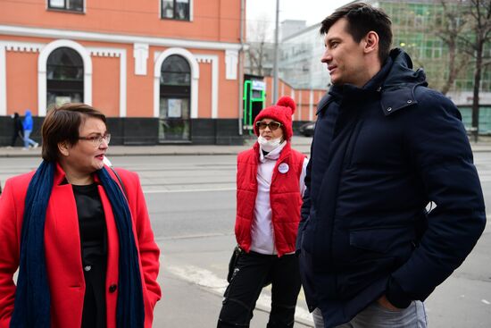 Заседание суда по делу муниципального депутата Ю. Галяминой