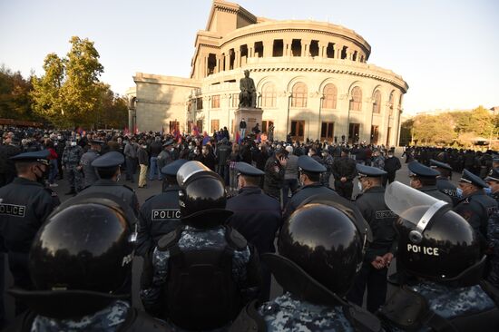 Митинг оппозиции в Ереване