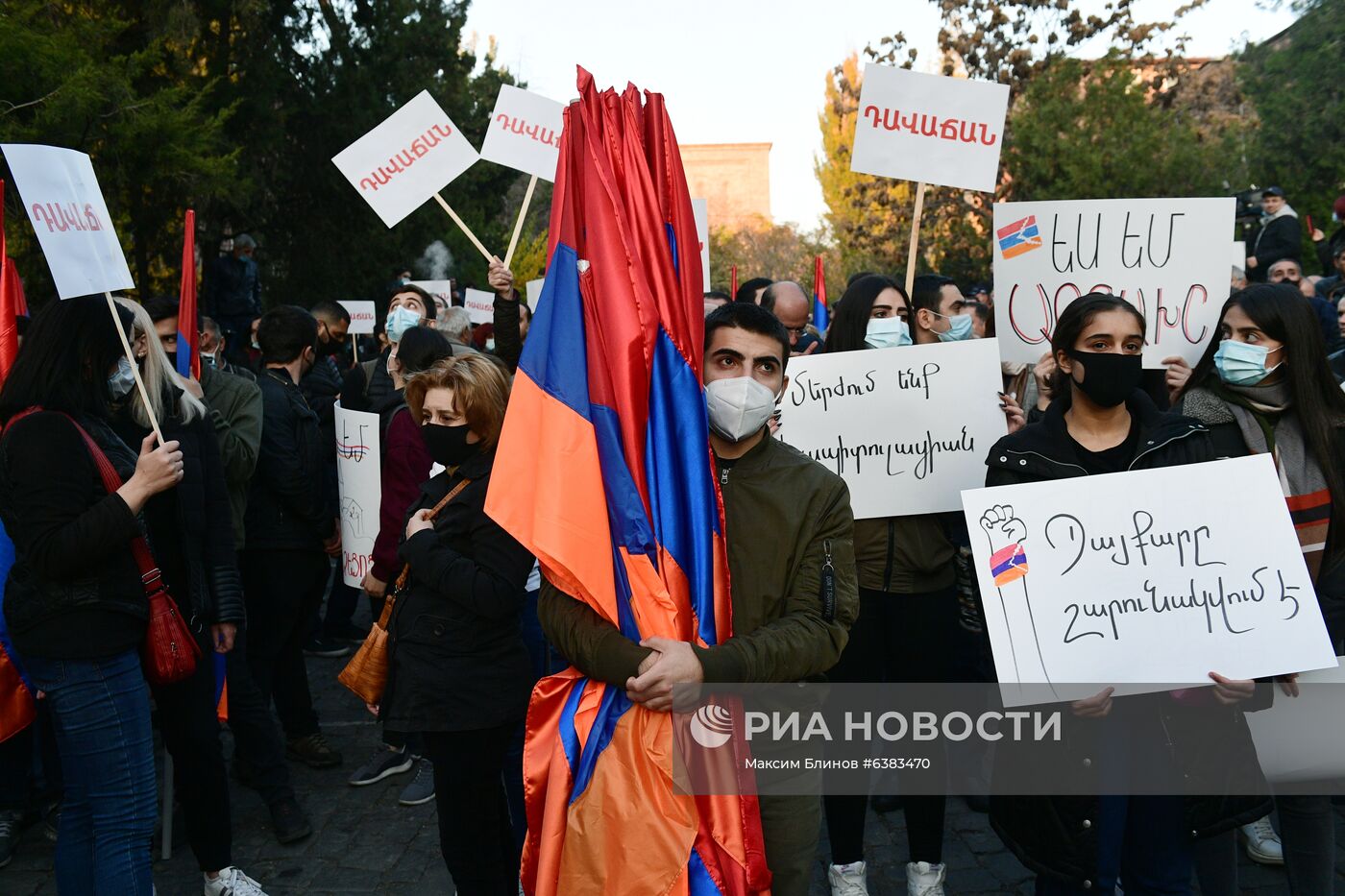 Митинг оппозиции в Ереване