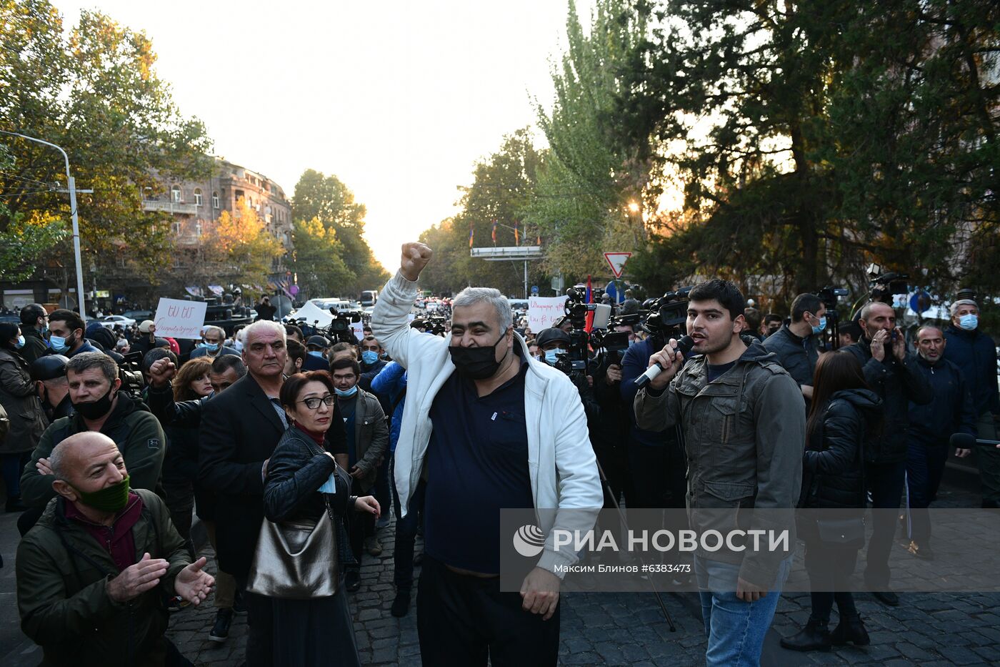 Митинг оппозиции в Ереване