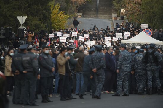 Митинг оппозиции в Ереване