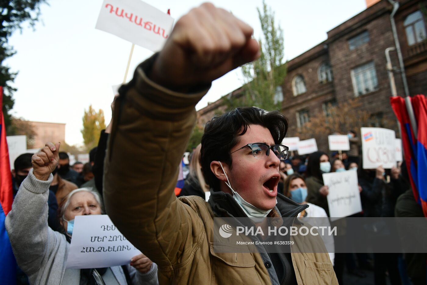 Митинг оппозиции в Ереване