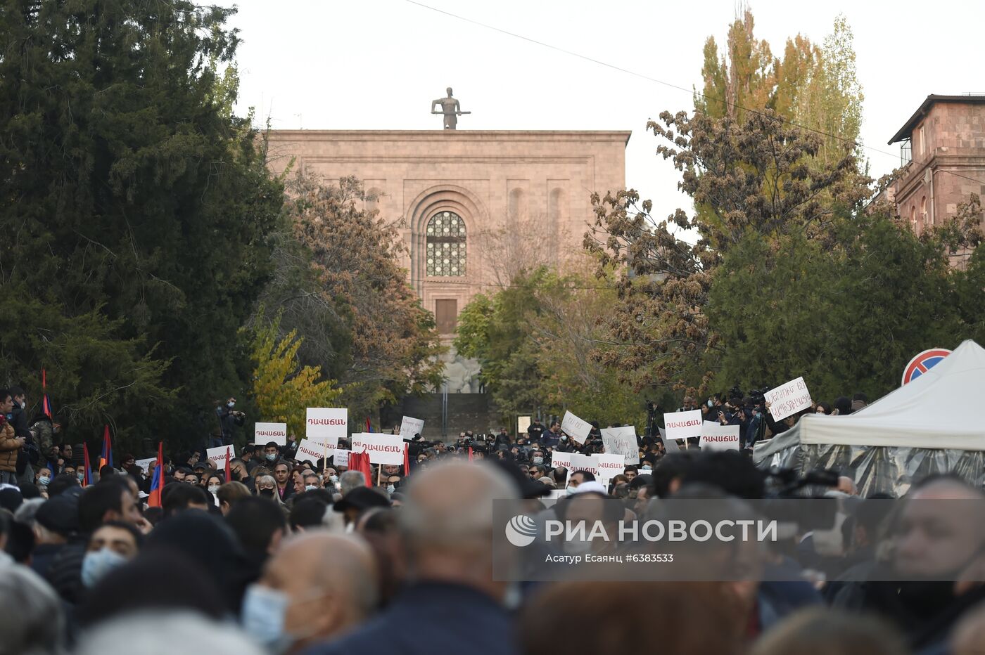 Митинг оппозиции в Ереване