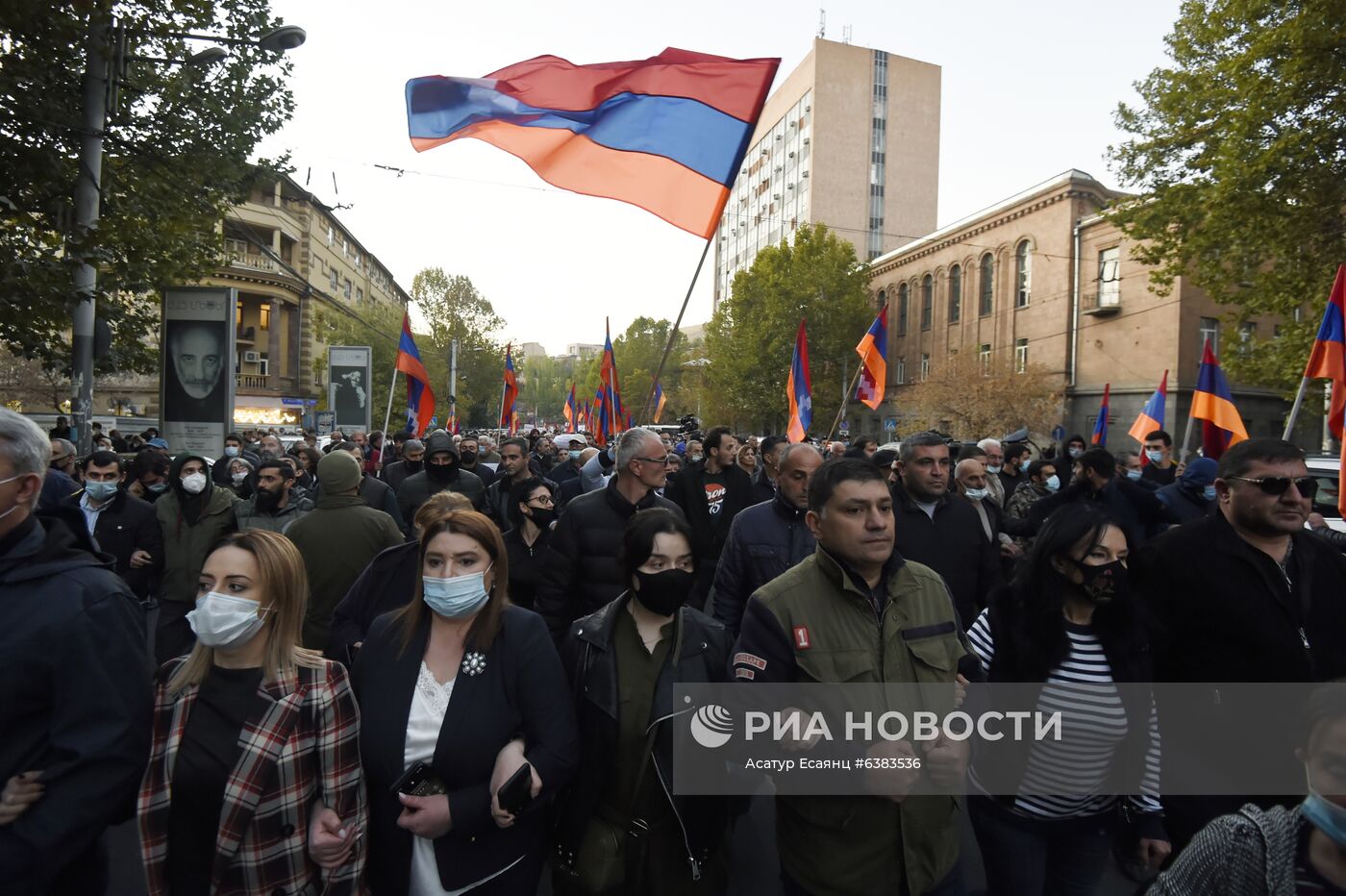 Митинг оппозиции в Ереване