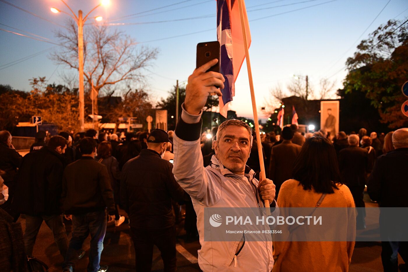 Митинг оппозиции в Ереване