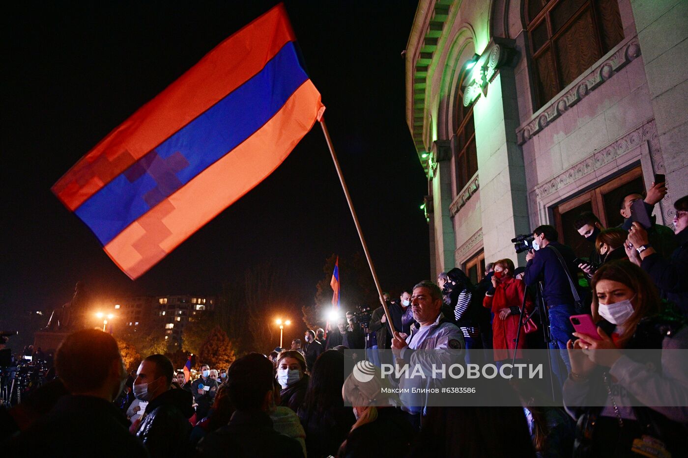 Митинг оппозиции в Ереване