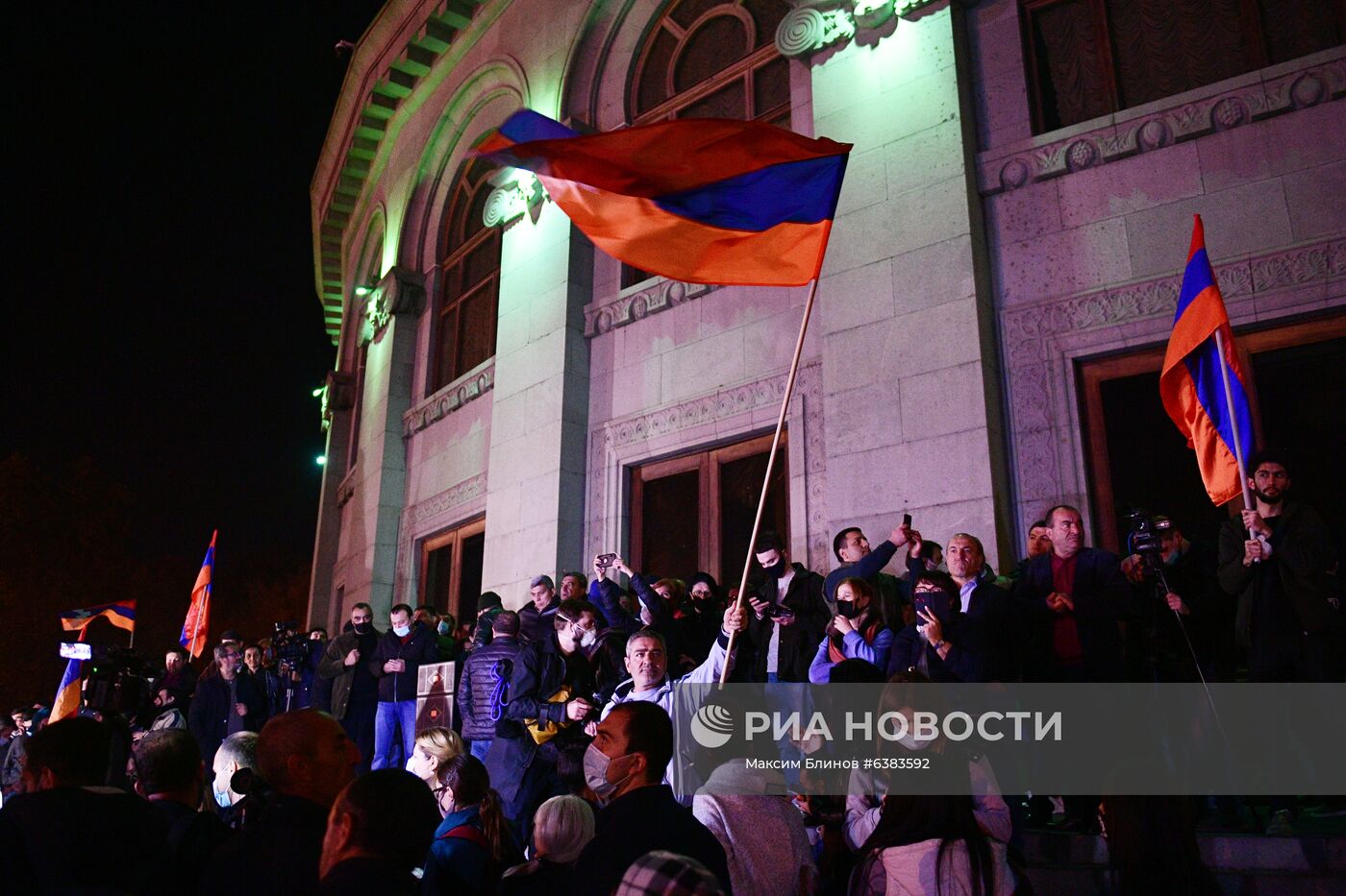 Митинг оппозиции в Ереване