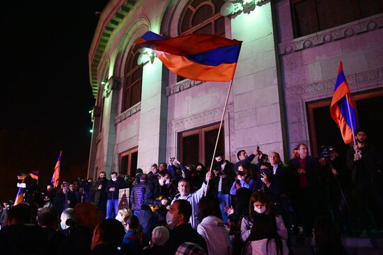 Митинг оппозиции в Ереване