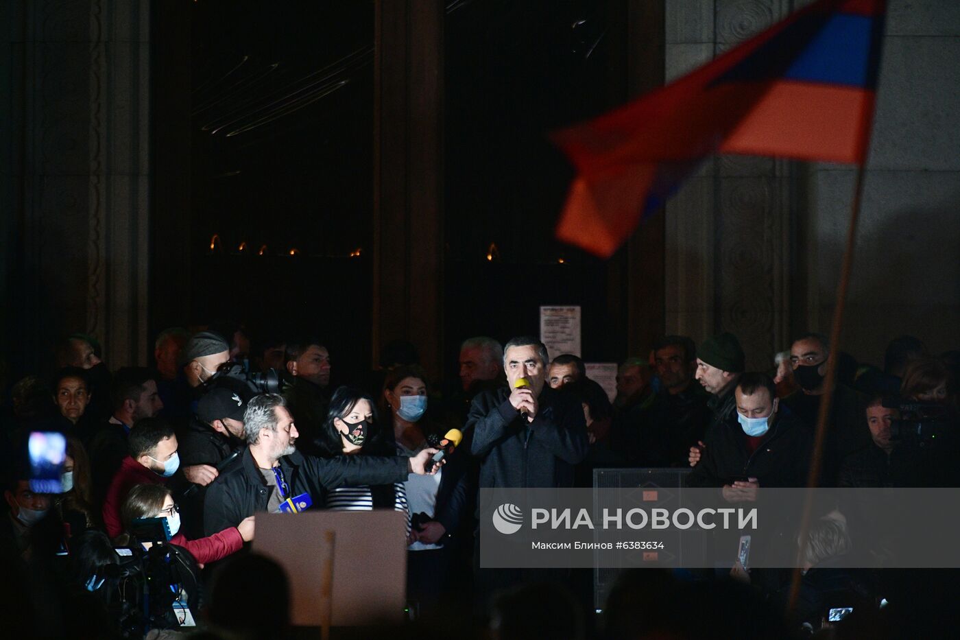 Митинг оппозиции в Ереване